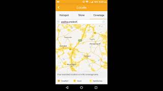 Reliance Jio 4G Tower Signal Coverage Map View Andhra Pradesh India