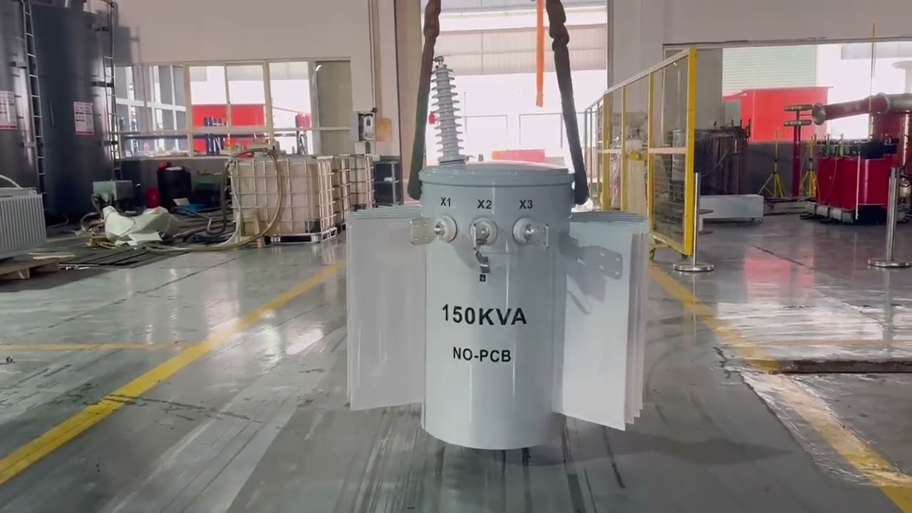 150KVA 19.92-0.24/0.12KV single phase pole mounted transformer