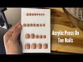 How to make Press On Toe Nails | Press On Toe Nail Tutorial