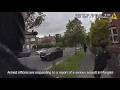 Officer running suspect in UK gets help from civilian driving van