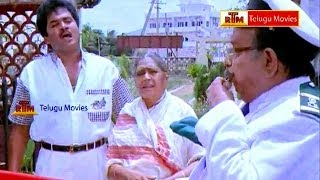 Allu Ramalingaiah Harasing RajendraPrasad For Rent - Aa Okkati Adakku Comedy Scene