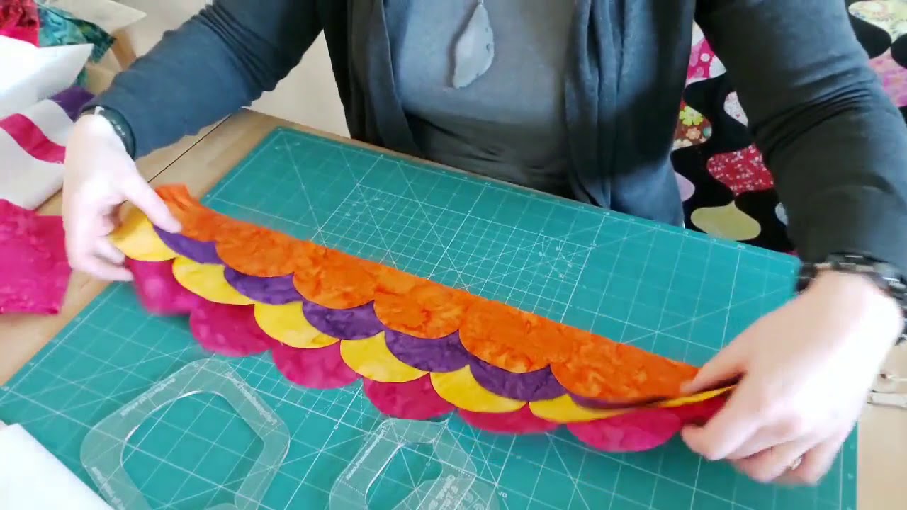 Funky Needlework Demo Clever Shells and Turrets Quilt Ruler set - YouTube