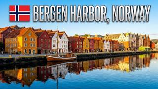 BERGEN NORWAY: Exploring the 1000 year Old Historic Harbor [4 K Walk]
