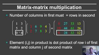 Online Graphics Basic Math: Matrices
