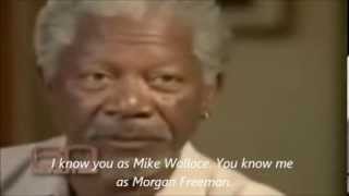 Morgan Freeman Black History Month with Subtitle