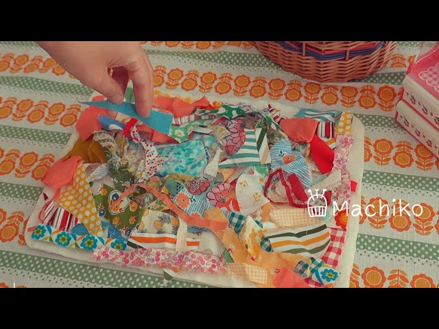 ＼ ハンドメイド／ もこちゃん Turning Tiny Fabric Scraps into Cute Quilted Accessories | Sewing