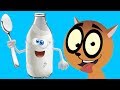 Мультфильм для детей про Игры Котенок за Молоком с ПАПУЛЕЙ