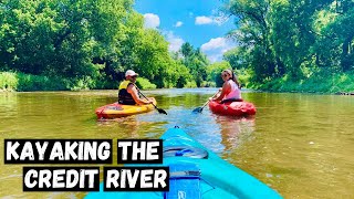 Kayaking Near TORONTO | Paddling Down The Credit River by Rob & Mirjana 4,111 views 3 years ago 3 minutes, 24 seconds