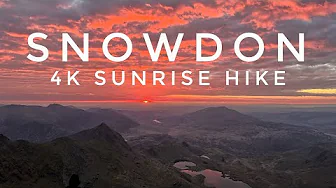 Sunrise Hike Snowdon | Yr Wyddfa | Wales 4K