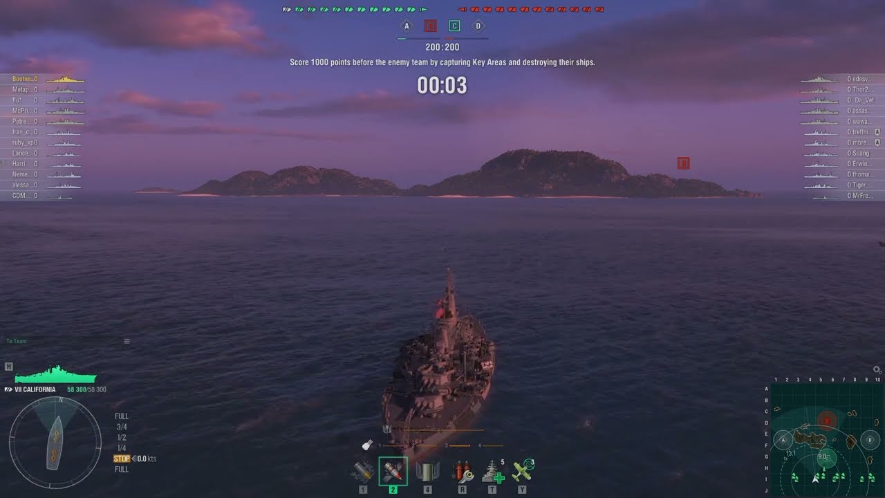 WOW Premium Series, Ep 31, Tier VII,  USS California: Supporting RMA-The Royal Marines Charity