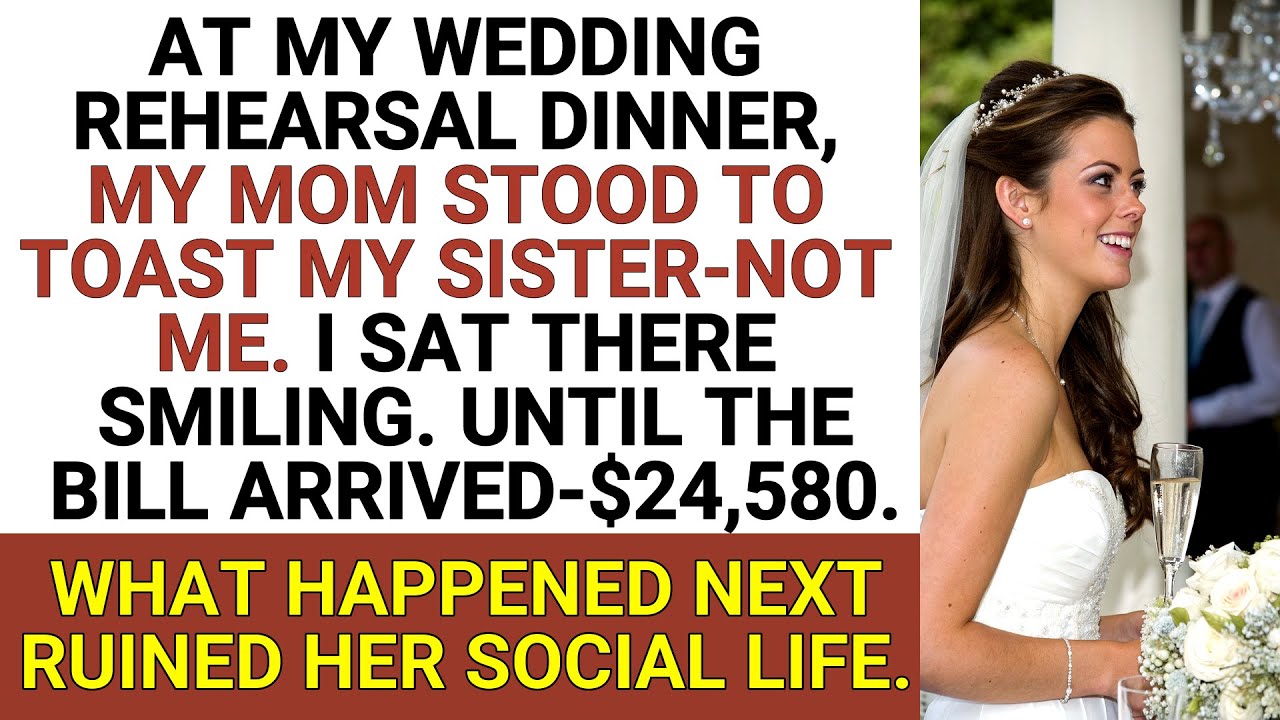 Мама подняла тост за мою сестру на предсвадебном ужине, а потом получила неожиданный счет на 24 т...