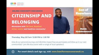 Community Conversation with Author, Elamin Abdelmahmoud | Hamilton Newcomer Week 2022