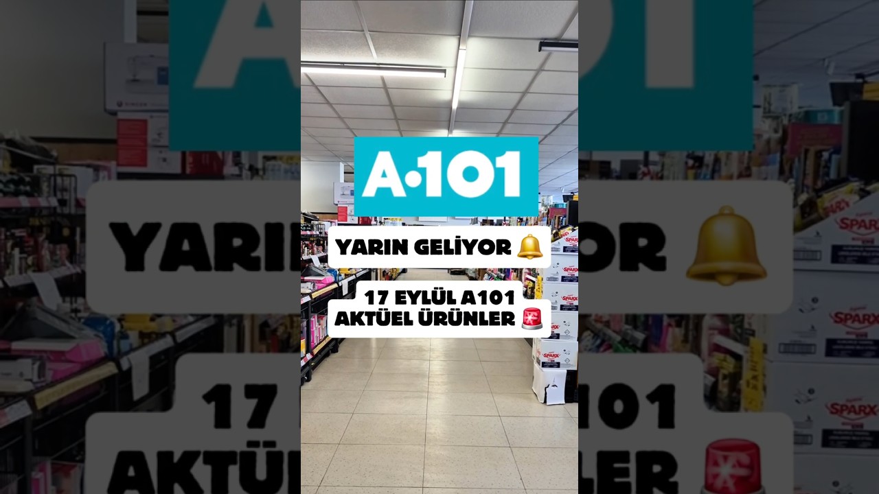 📌A101 YARIN GELİYOR❗️17 EYLÜL A101  AKTÜEL ÜRÜNLER 📌 #a101 #aktüel #indirim #kampanya #reklam değil