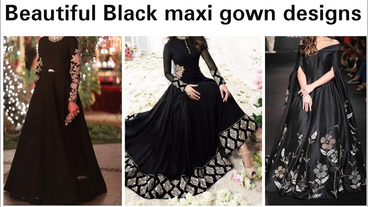 Black Prom Dresses, Long Black Gowns - JVN