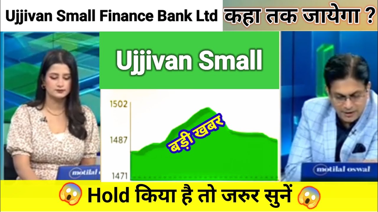 ujjivan small finance share news today l ujjivan small finance bank share price today