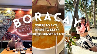 WHERE TO EAT IN BORACAY | 2,500 PESOS BUDGET HOTEL + HIDDEN GEM FOR SUNSET WATCHING | Grasya Quing by Grasya Quing 37,297 views 6 months ago 34 minutes