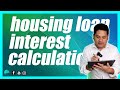 Housing loan interest calculation  gineerbens