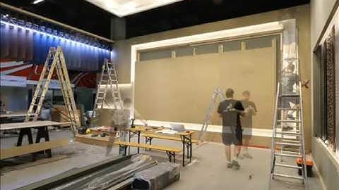 FORESCOLOR InterZum 2017 Booth Construction - Time lapse
