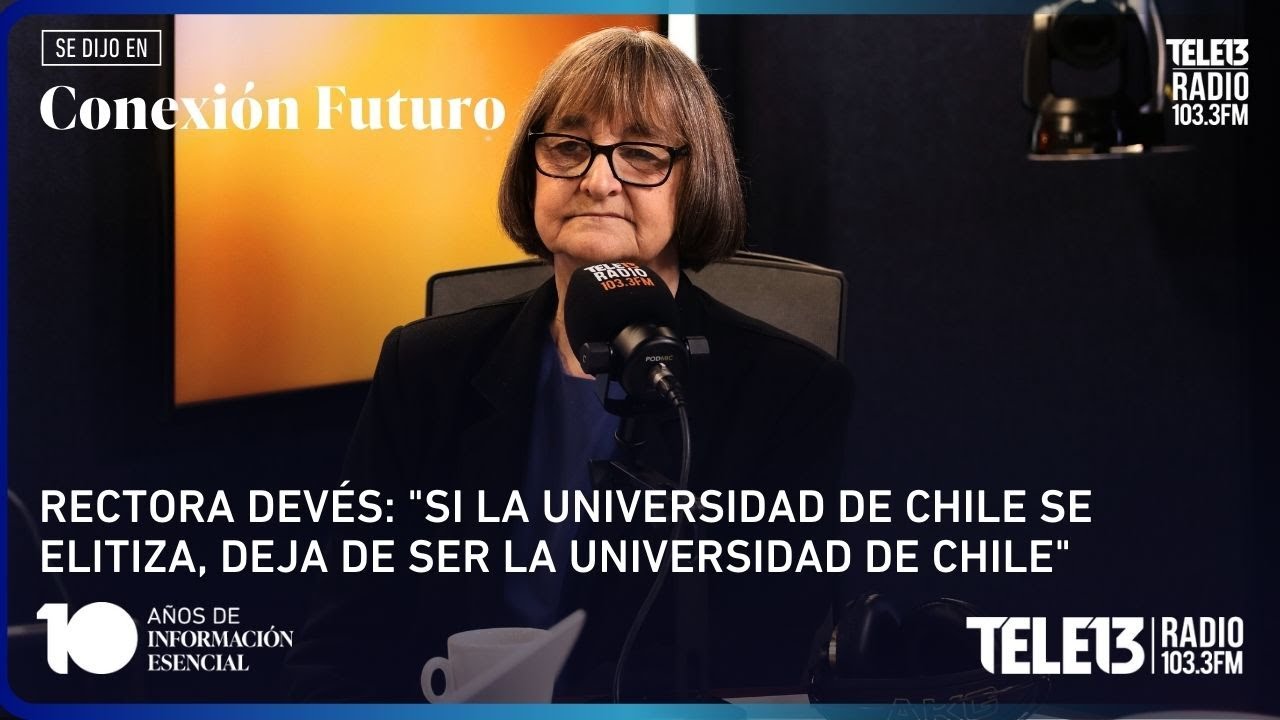 Rectora Rosa Devés: 