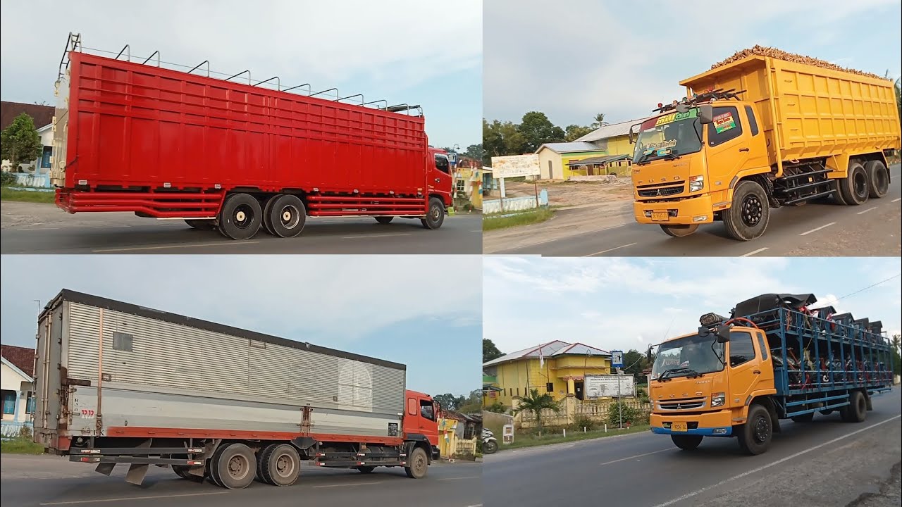 truk muatan motor, truk tronton, truk wings box, dumptruck muatan