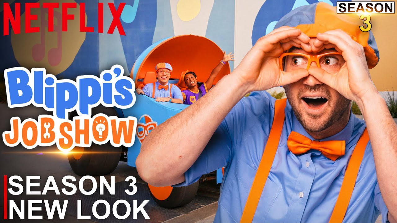 Blippi's Job Show Season 3 New Look Release Update and Preview