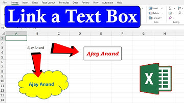 How to link a Cell with Text box in Excel