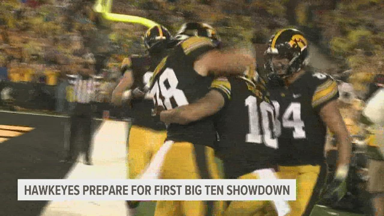 Iowa Football Hawkeyes prepare for first Big Ten showdown against Iowa Football Hawkeyes prepare for first Big Ten showdown against