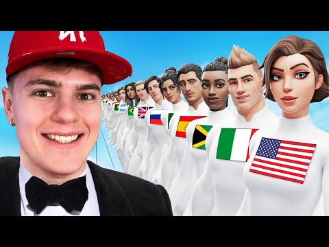 SFIDO TUTTE le NAZIONI del MONDO su Fortnite!