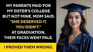 My Parents Paid For My Sister's College But Not Mine. At Graduation, Their Faces Went Pale When...