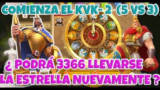 INICIAMOS EL KVK 2  (5vs3)  ¿ Quien podrá ganar este kvk  ?  Rise Of Kingdoms