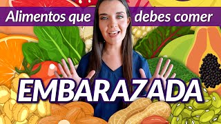 Alimentos que DEBES COMER en el embarazo (10 nutrientes recomendados)