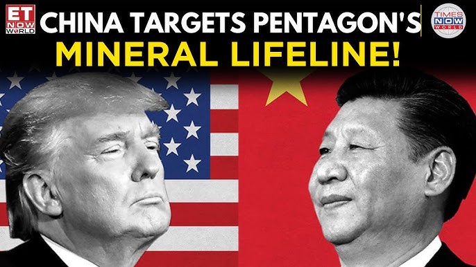 China Chokes U.S. Weapon Supply With Rare Earth Export Crackdown | ET Now  World - YouTube