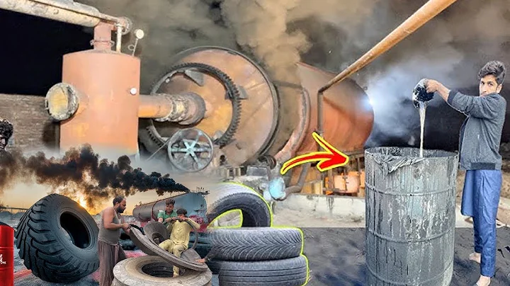 The Complete 8-Hour Procedure to Extract Oil from Scrap Tires Unique Technique