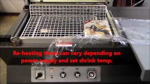 All in One Shrink Wrap Machine Demo