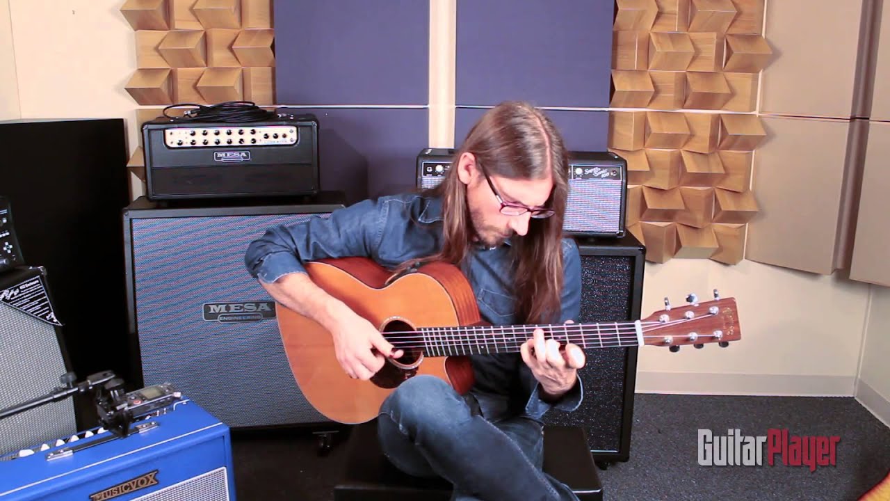 Guy Buttery performs "December Poems" at the Guitar Player Studio