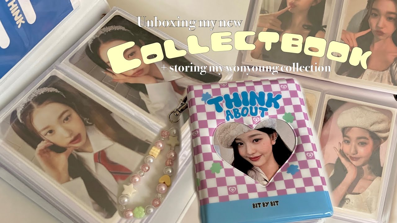 Unbox my new Collectbook + storing my Wonyoung photocards