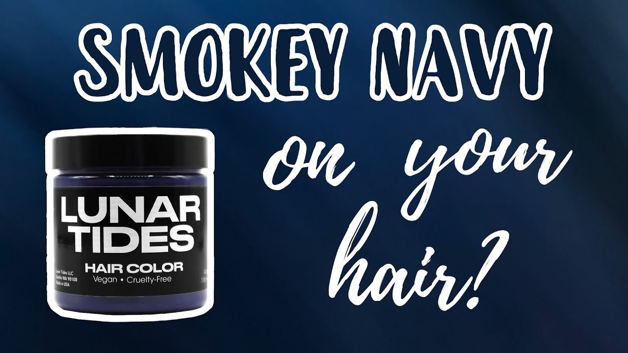 Lunar Tides Semi-Permanent Hair Color in Smokey Navy - wide 5