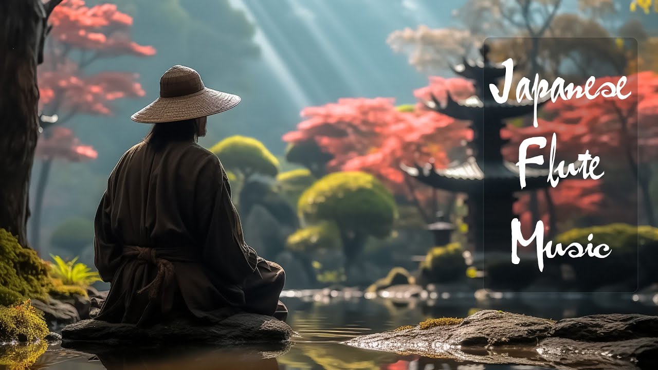 Japanese Flute Music For Healing, Meditation, Stress Relief, Deep Sleep ...