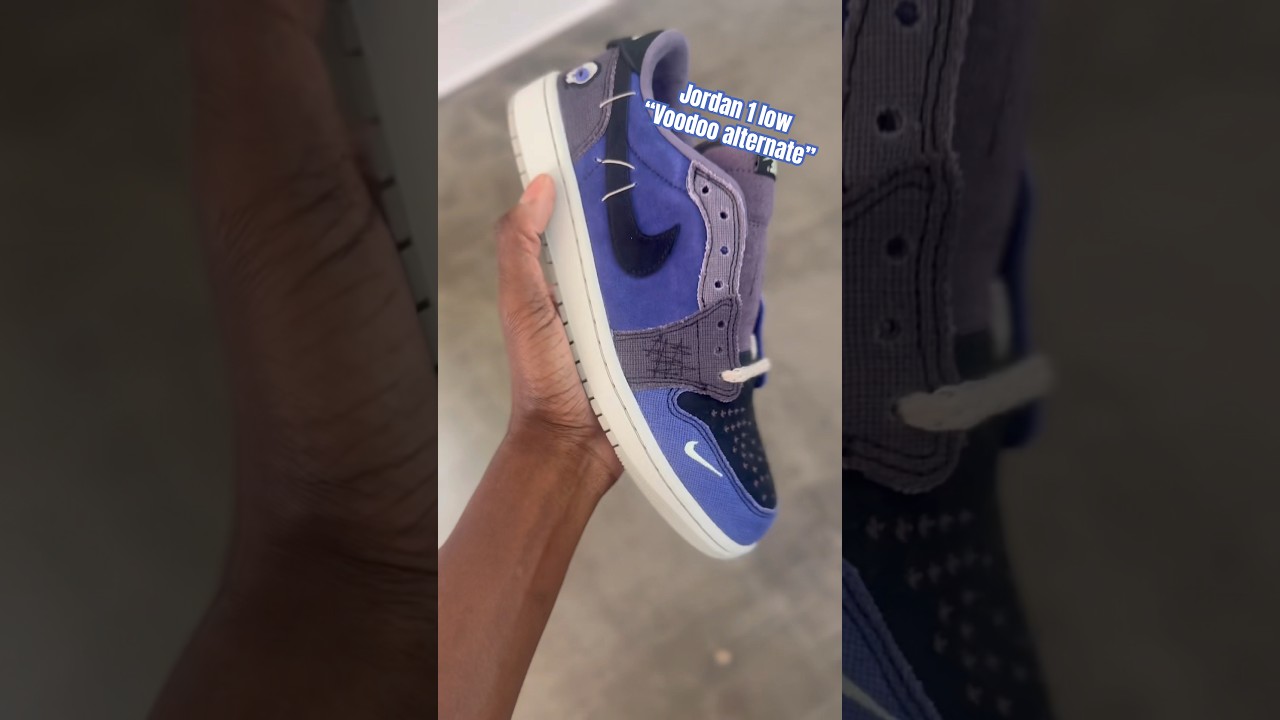 “Voodoo Alternate”                        Zion Williamson x Air Jordan 1 Low OG in hand 👀 