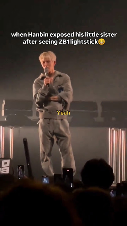 When Hanbin exposed his little sister 😂 #hanbin #bi #id #shortvideo #shorts #kpop #kimhanbin