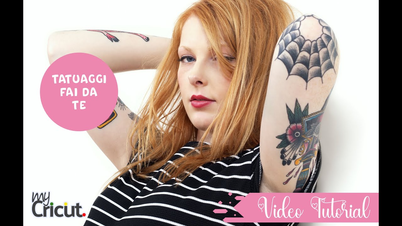 Tatuaggi fai da te, personalizzati con Cricut Maker o Silhouette Cameo