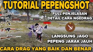 TUTORIAL PEPENGSHOT FF AUTO HEADSHOT⚙️CARA NGEDRAG AGAR MUDAH HEADSHOT ❗️