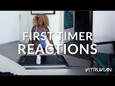 "I was able to push myself a lot harder.." | FIRST TIMERS REACT to the V-Form Trainer.
