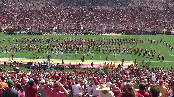USC Trojan Marching Band 2013 halftime show 9-21-13