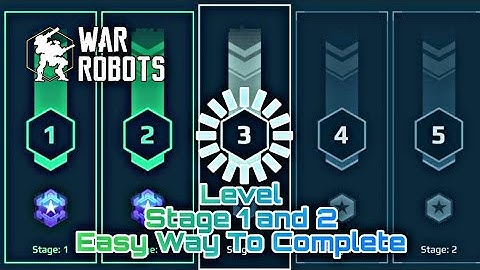 Level 3 Stage 1 & 2 Easy Way To Complete #warrobots #wr #warrobotsgameplay 