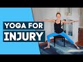 30-Minute Yoga for Injury (Chair Yoga). All Levels Non Impact Yoga Flow