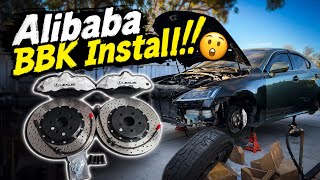 Alibaba 6/4 PISTON BBK INSTALL FOR LEXUS IS350 !!!