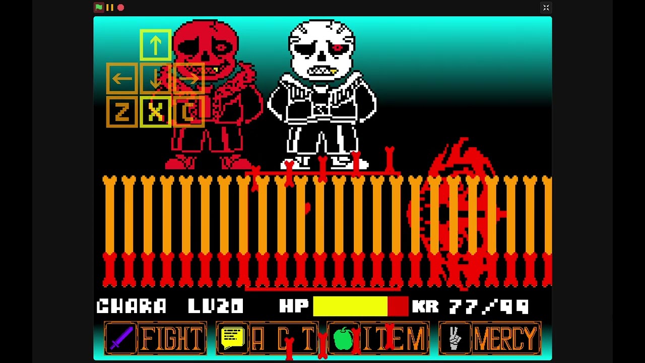 Dirtytale Insanity Sans fight v2.2 (final) - TurboWarp