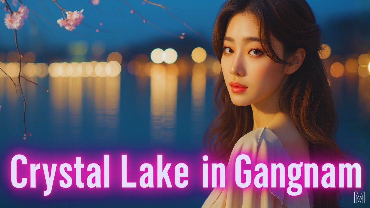Crystal Lake in Gangnam 🌙 Romantic Korean AI City Pop | Seoul Night Drive Synth Mix