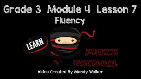 Grade 3 Module 4 Lesson 7 Fluency